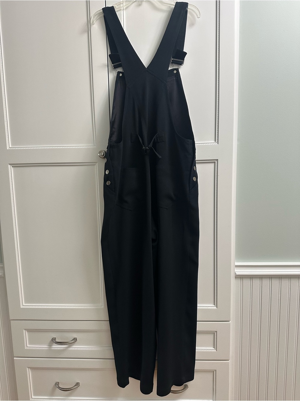 Black Overalls Jumpsuit Size S - Picture 2 of 9